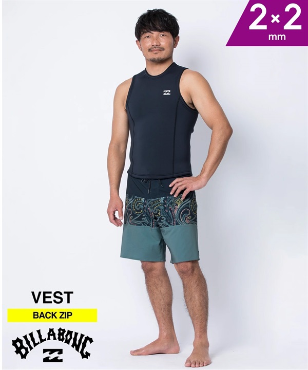 BILLABONG ビラボンアブソリュート ナチュラル ベスト BF018-884 ウェットスーツ ベスト メンズ