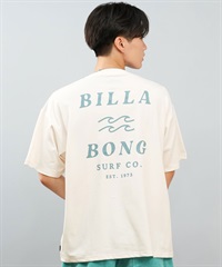 BILLABONG ビラボン 水着 ラッシュガード 半袖 Tシャツ メンズ 水陸両用 UVカット ワイドフィット BF01A-863(CRM-M)