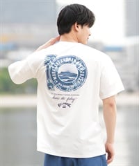 BILLABONG ビラボン 半袖 Tシャツ メンズ SHONAN OPEN SURFFLEX UVケアラッシュガード BF01A-U08 湘南オープン限定商品(CRM-S)
