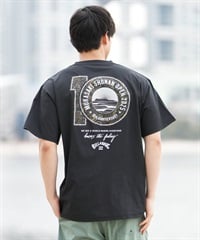 BILLABONG ビラボン 半袖 Tシャツ メンズ SHONAN OPEN SURFFLEX UVケアラッシュガード BF01A-U08 湘南オープン限定商品(BLK-S)