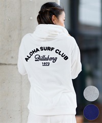 BILLABONG ビラボン パーカー ジップアップ レディース パイル生地 バックロゴ セットアップ対応 BF013-007(SCS-M)