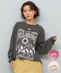 BILLABONG ビラボン 長袖 Tシャツ ロンT レディース DESERT WANDERING LS TEE BF014-054(BUR-M)