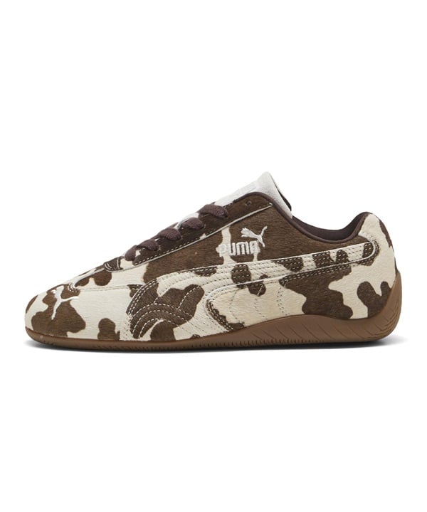 PUMA プーマ スニーカー レディース 韓国 アニマル カウ柄 SPEEDCAT COW WNS スピードキャット 406141 01