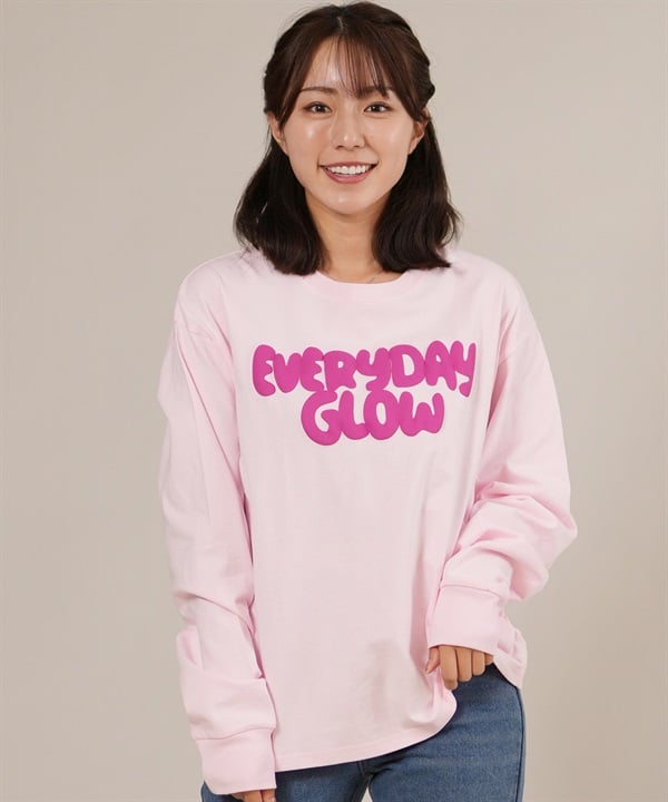 RIKKA FEMME リッカファム 長袖 Tシャツ ロンT レディース 発泡プリント RF25FW01