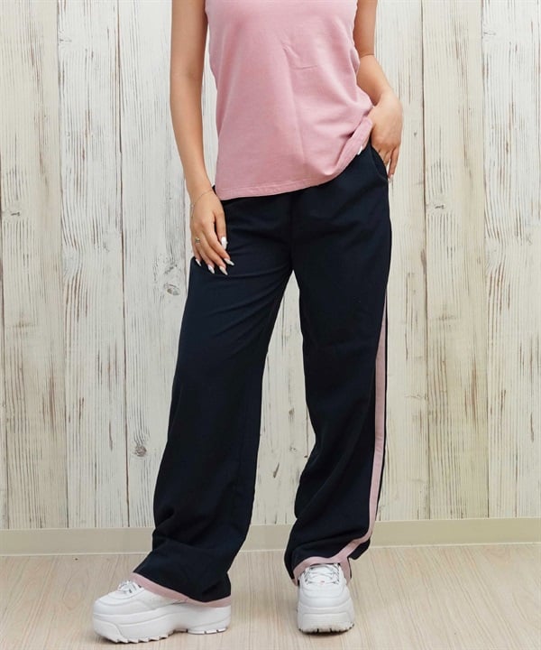 RIKKA FEMME リッカファム ロングパンツ レディース イージーパンツ サイドライン  RF25HS06