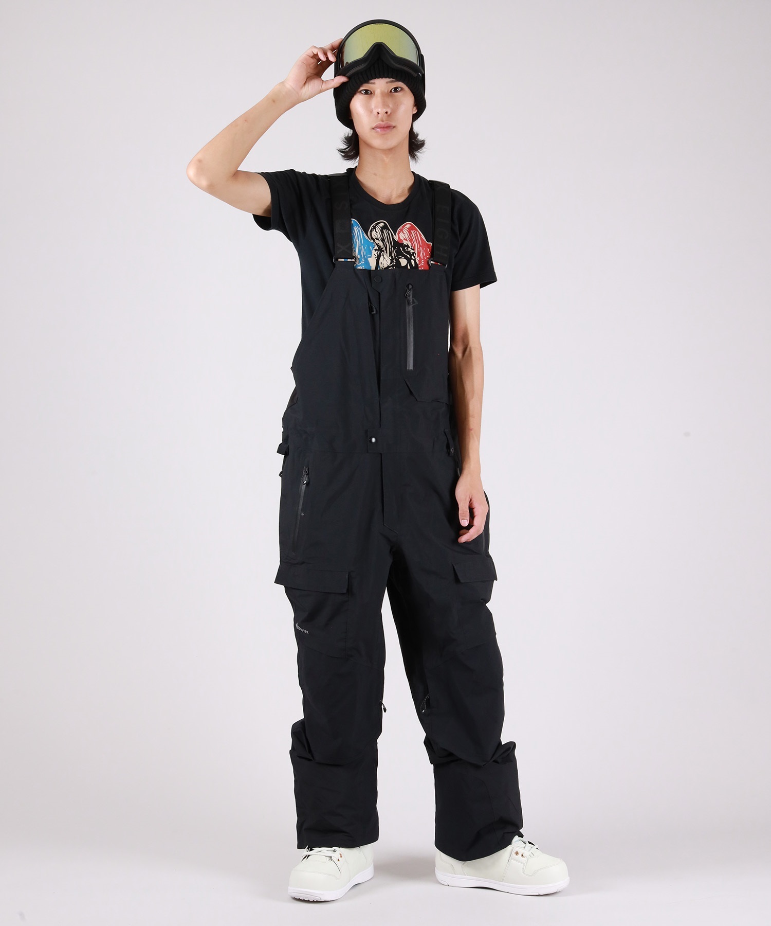 686 シックスエイトシックス GORE-TEX DISPATCH BIB スノーボード ウェア パンツ ユニセックス ゴアテックス 25-26モデル MM A17【2526】(BLK-M)