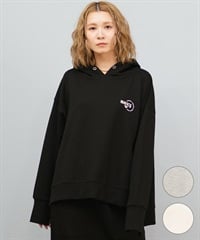 ROXY ロキシー プルオーバー パーカー レディース フーディー ロゴ ワンポイント オーバーサイズ セットアップ対応 RPO254610M(BLK-M)