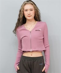 ROXY ロキシー ニット セーター カーディガン レディース クロップド丈 ショート丈 2点セット RDK254010(LIL-M)