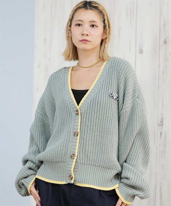 ROXY ロキシー ニット セーター カーディガン レディース クロップド丈 ショート丈 シンプル RSR254006