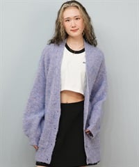 ROXY ロキシー ニット セーター カーディガン レディース ロング シンプル ロゴ MY HEART ウィメンズ カーディガン RSR254602T(LAV-M)