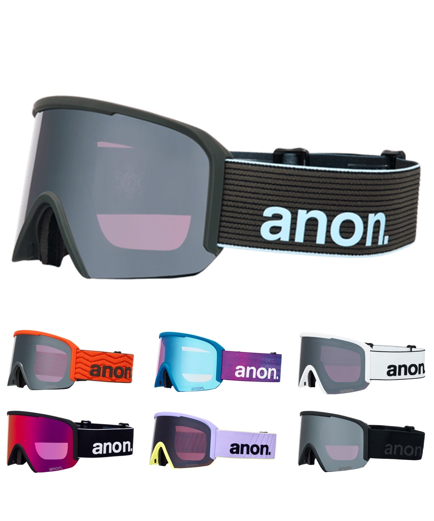 ANON アノン Nesa Goggles MFI Face Mask スノーボード ゴーグル ユニセックス ムラサキスポーツ 25-26モデル MM D11【2526】(SNOWFLURRY-NA)