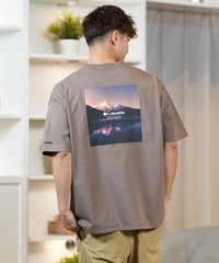 columbia コロンビア 半袖 Tシャツ メンズ バックプリント 吸湿速乾 PM0729 ムラサキスポーツ限定(254-S)