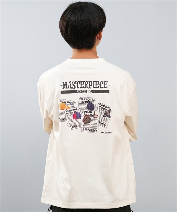 Columbia コロンビア 長袖 Tシャツ ロンT メンズ バックプリント 吸湿速乾 紫外線防止 FORTMORNING GRAPHIC L S T PM0578