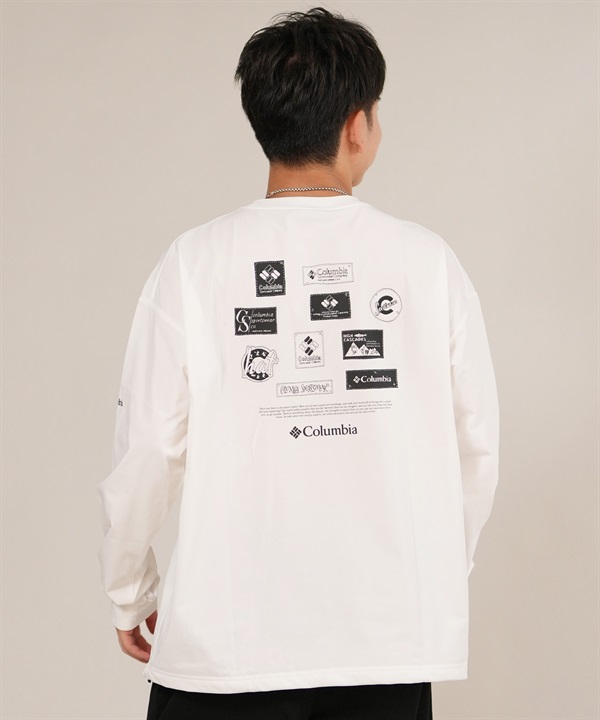 Columbia コロンビア 長袖 Tシャツ ロンT メンズ 吸湿速乾 紫外線防止 PALUXY HARBOR GRAPHIC LS PM0912 ムラサキスポーツ限定