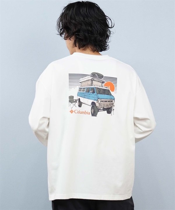 Columbia コロンビア 長袖 Tシャツ ロンT メンズ 吸湿速乾 紫外線防止 PM0993 ムラサキスポーツ限定