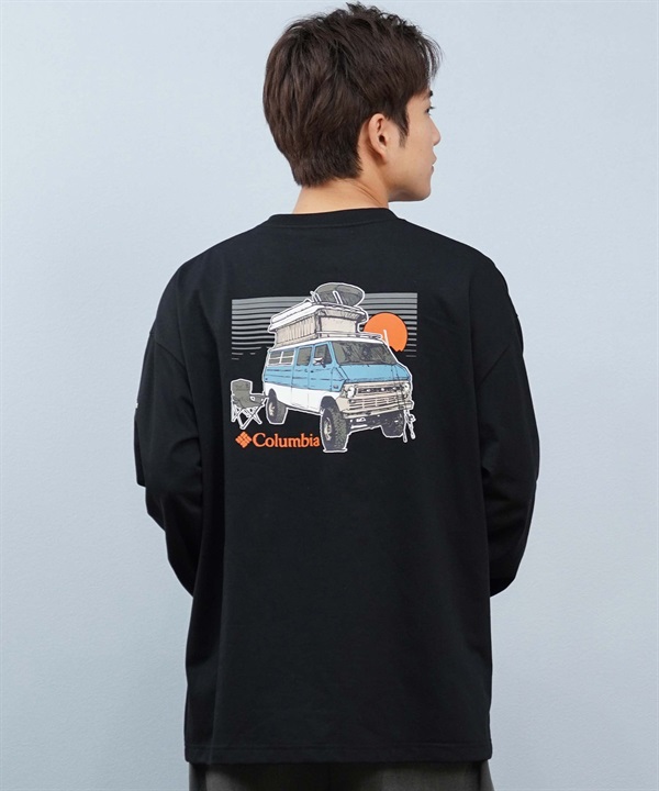 Columbia コロンビア 長袖 Tシャツ ロンT メンズ 吸湿速乾 紫外線防止 PM0993 ムラサキスポーツ限定