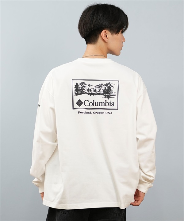 Columbia コロンビア 長袖 Tシャツ ロンT メンズ レディース SUNRISE EDGE GRAPHIC LS T PM0929 ムラサキスポーツ限定