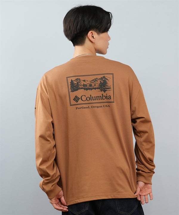Columbia コロンビア 長袖 Tシャツ ロンT メンズ レディース SUNRISE EDGE GRAPHIC LS T PM0929 ムラサキスポーツ限定