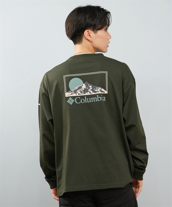 Columbia コロンビア 長袖 Tシャツ ロンT メンズ レディース SUNRISE EDGE GRAPHIC LS T PM0929 ムラサキスポーツ限定