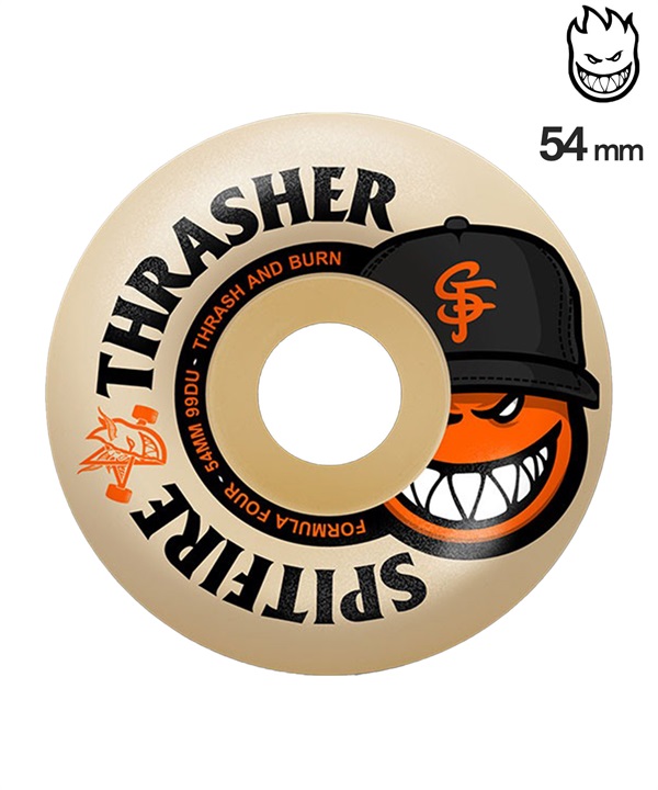 SPITFIRE WHEELS スピットファイヤー スケートボード ウィール RADIAL FULL F4 54mm 99A THE CITY ムラサキスポーツ