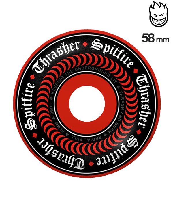 SPITFIRE WHEELS スピットファイヤー スケートボード ウィール RADIAL FULL F4 58mm 99A OATH ムラサキスポーツ