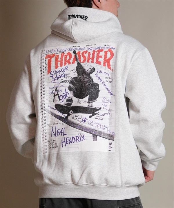 THRASHER スラッシャー プルオーバー パーカー メンズ スウェット フーディー バックプリント 裏起毛 254TH1PK068