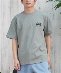 THRASHER スラッシャー 半袖 Tシャツ メンズ フロント刺繍 オーバーサイズ 252TH1ST040 ムラサキスポーツ限定(KHK-S)