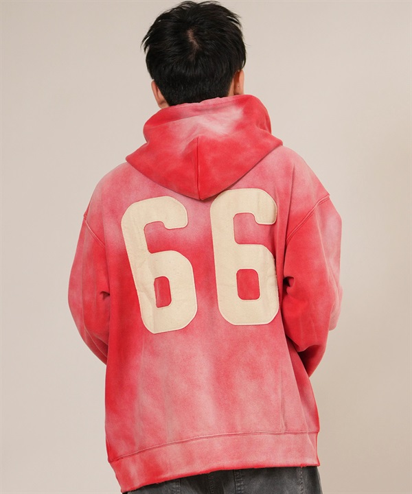 DEAR LAUREL ディアローレル プルオーバー パーカー メンズ 古着風 ヴィンテージ加工 D25F-1202 ムラサキスポーツ限定