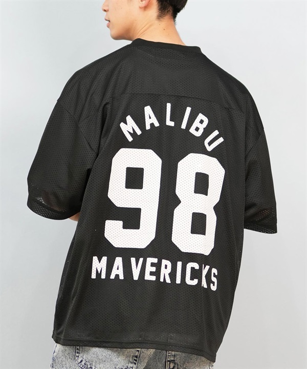 DEAR LAUREL ディアローレル 半袖 Tシャツ メンズ フットボールシャツ メッシュ D25S2103