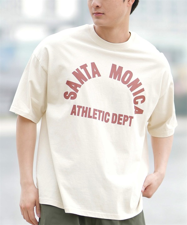 DEAR LAUREL ディアローレル 半袖 Tシャツ メンズ フロントプリント ヴィンテージ風 JM SANTA MONICA DL25S-JM01