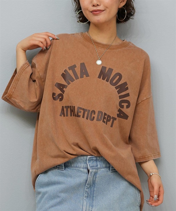 DEAR LAUREL ディアローレル 半袖 Tシャツ メンズ フロントプリント ヴィンテージ風 JM SANTA MONICA DL25S-JM01