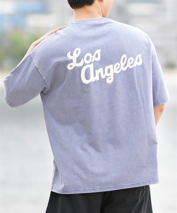 DEAR LAUREL ディアローレル 半袖 Tシャツ メンズ バックプリント ヴィンテージ風 JM LOS ANGELS DL25S-JM03