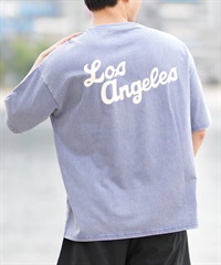 DEAR LAUREL ディアローレル 半袖 Tシャツ メンズ バックプリント ヴィンテージ風 JM LOS ANGELS DL25S-JM03(BLU-M)