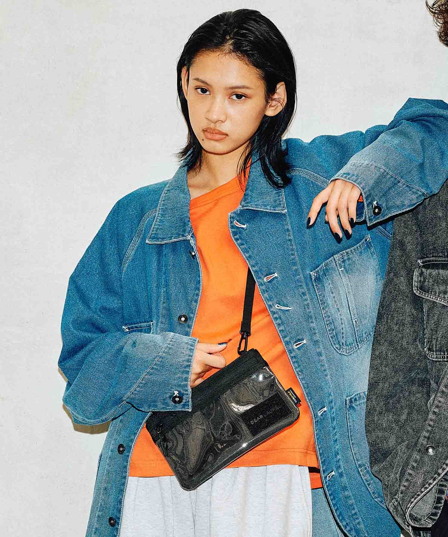 DEAR LAUREL ディアローレル ショルダーバッグ クリアポケット 0.4L URBAN SHOULDER DL25F10102(BLACK-ONE)