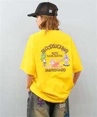 TOY MACHINE トイマシーン 半袖 Tシャツ レディース バックプリント オーバーサイズ MTMSFST16 ムラサキスポーツ限定(GOLD-M)