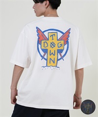 DOGTOWN ドッグタウン 半袖 Tシャツ メンズ バックプリント オーバーサイズ 253DT1ST005(IVO-M)