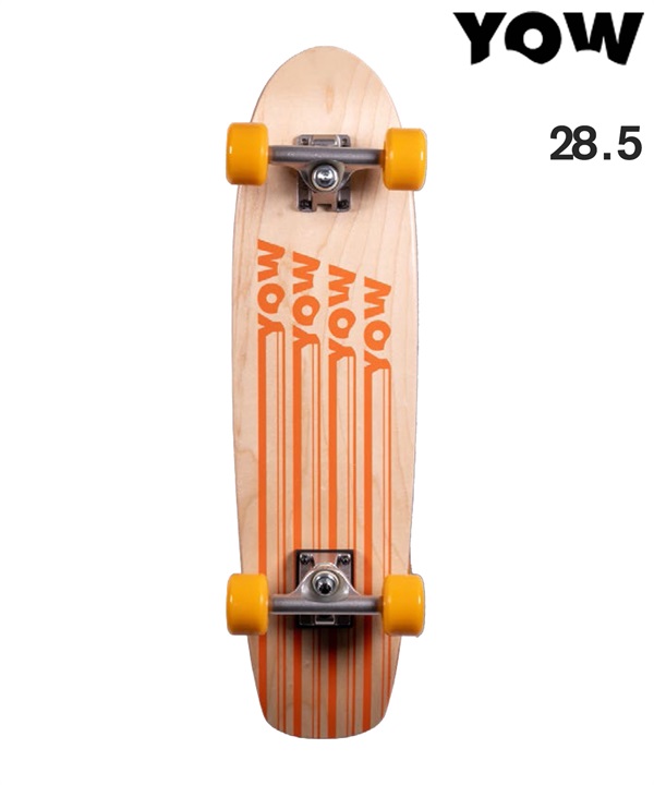 YOW ヤウ サーフ スケートボード コンプリート 28.5inch VERMONT CRUISER 25 ムラサキスポーツ