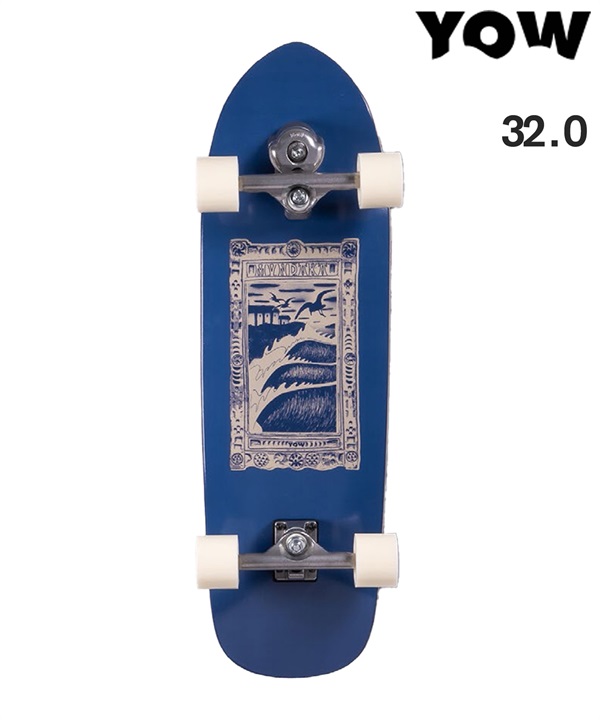 YOW ヤウ サーフ スケートボード コンプリート 32.0inch MUNDAKA SURFSKATE 25 ムラサキスポーツ
