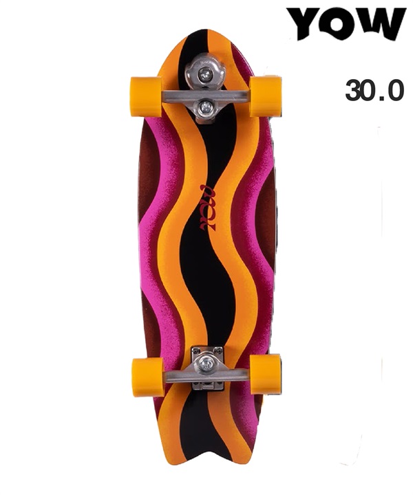 YOW ヤウ サーフ スケートボード コンプリート 30.0inch HUNTINGTON SURFSKATE 25 ムラサキスポーツ