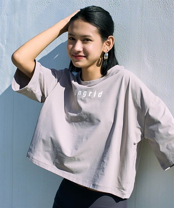 Ungrid アングリッド 水着 レディース ラッシュガード 半袖 Tシャツ 水陸両用 UVカット 551001