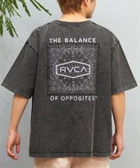 RVCA ルーカ 半袖 Tシャツ メンズ バックプリント BOXロゴ バンダナ柄 BF041-P20(KVCW-S)