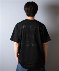 RVCA ルーカ 半袖 Tシャツ メンズ ラッシュガード 水陸両用 ユーティリティー ILL ESCAPE SQUARE SFST BF041-870(BBL-S)