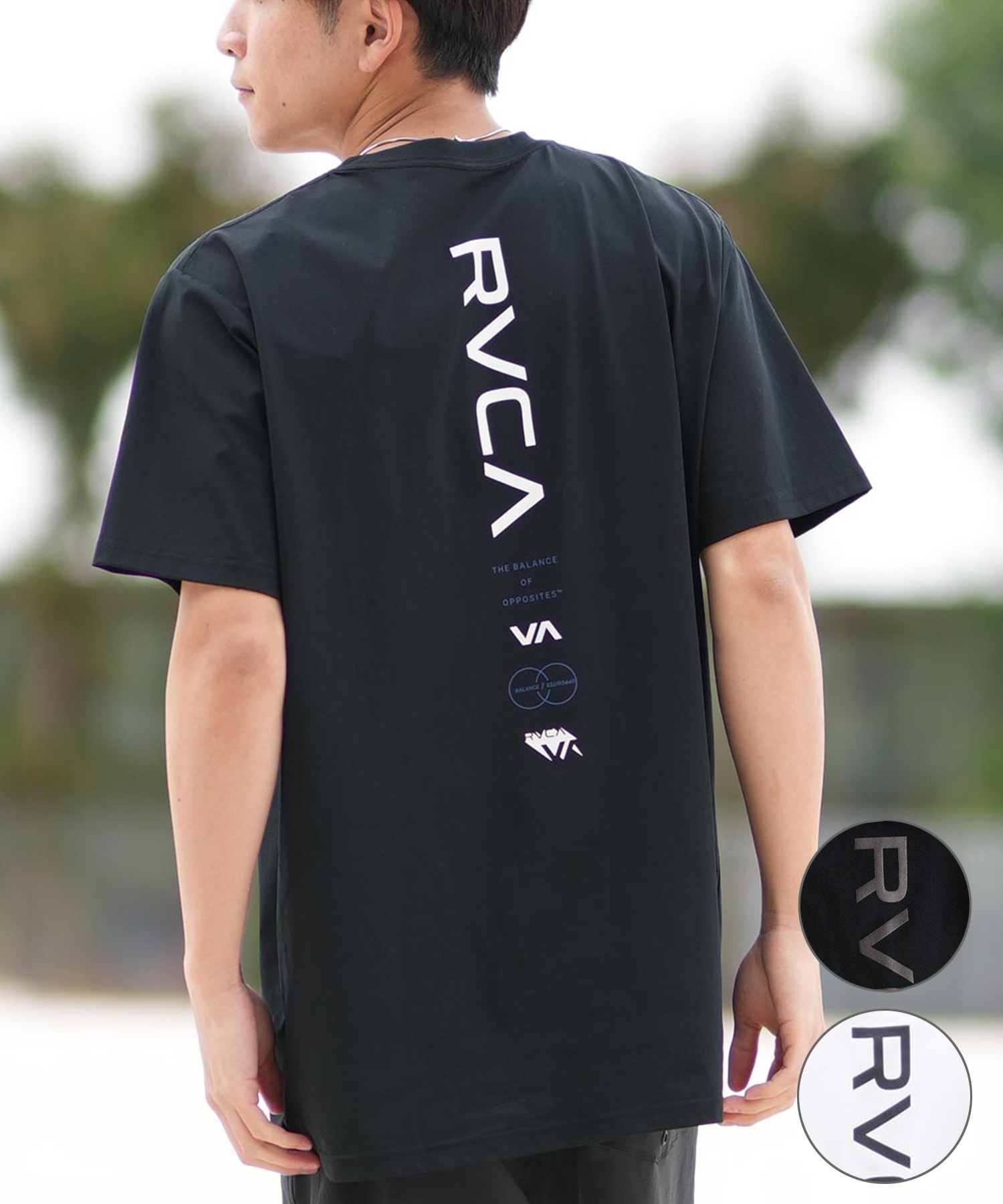 RVCA ルーカ 半袖 Tシャツ メンズ ラッシュガード 水陸両用 ユーティリティー ILL RVCA ESCAPE SFST BF041-871(BBL-S)