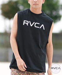 RVCA ルーカ ラッシュガード メンズ タンクトップ バックプリント UVカット 吸水速乾 水陸両用 BF041-878(WHT-S)