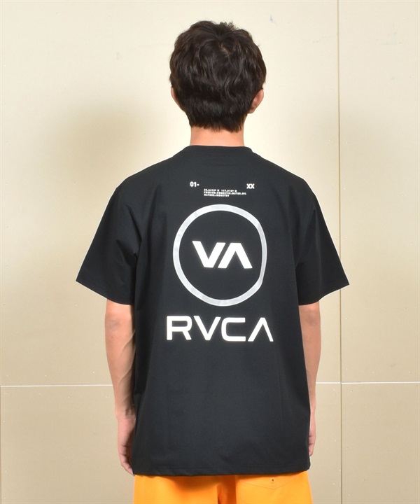RVCA ルーカ ラッシュガード 半袖 Tシャツ メンズ 水陸両用 ユーティリティー REFLECTIVE BAS SFST BF041-P86