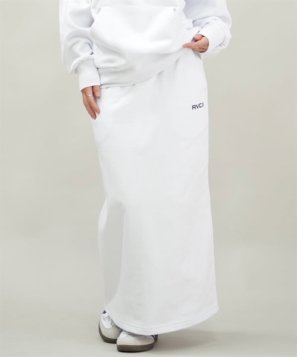 RVCA ルーカ スカート レディース ロングスカート スウェット セットアップ対応 BALANCE BOX LONG SKIRT BF043-651