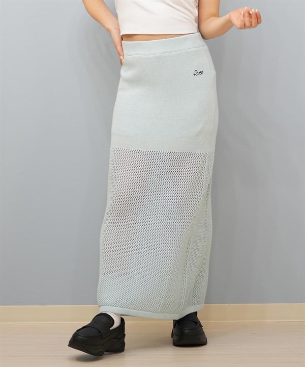 RVCA ルーカ スカート レディース ロングスカート ワンポイントロゴ BF04C-852