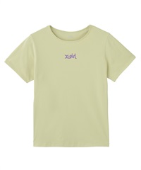 X-girl SPORTSエックスガールスポーツ半袖 Tシャツ レディース UVカット 吸水速乾 接触冷感 155251013006(LTYEL-M)