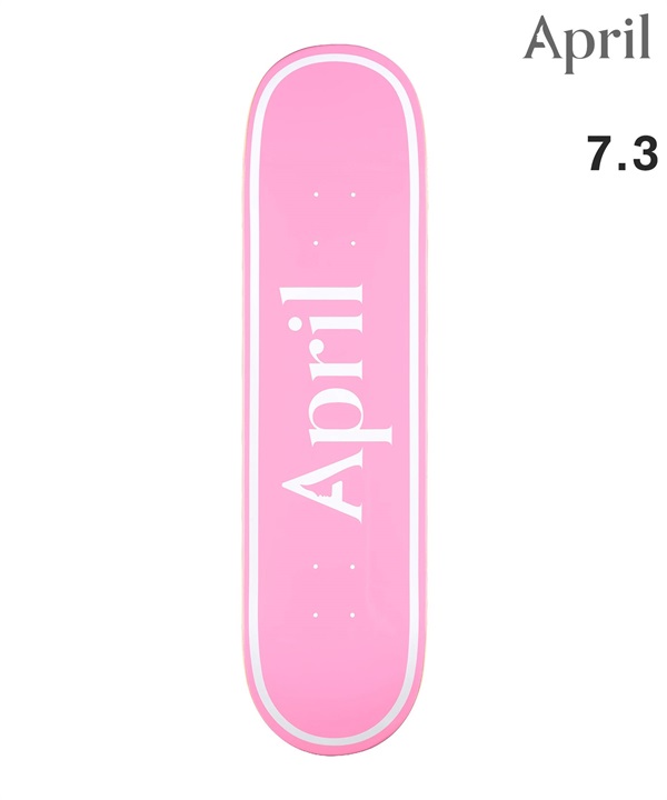 APRIL エープリル スケートボード キッズ デッキ 7.0~7.5inch OG LOGO PINK WHITE, BLACK BLUE ムラサキスポーツ 初心者 おすすめ