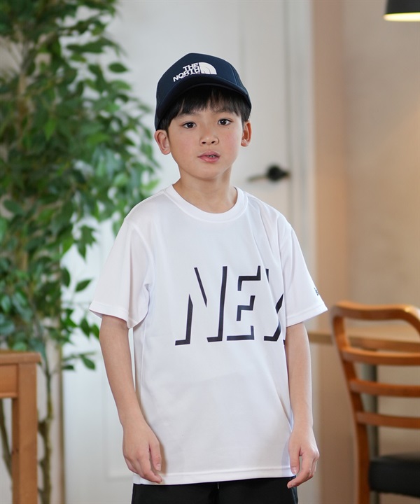 NEW ERA ニューエラ 半袖 Tシャツ キッズ ジュニア 子供 Youth テック Shadow Wordmark ホワイト 14414379